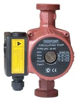 UNIPUMP UPC 32-60 180 (8) Насос циркуляционный отопления с накидными гайками | Обустройство