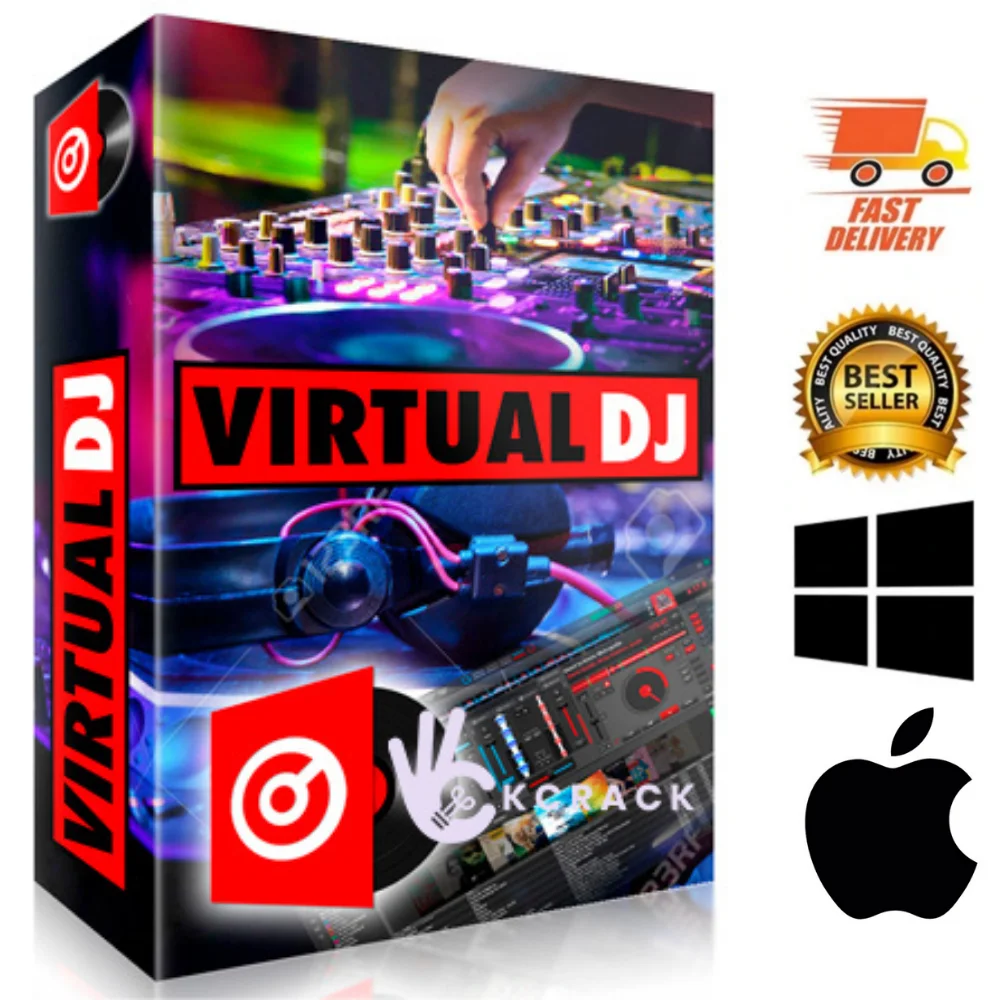 

Virtual DJ Pro Infinity 2021 Original Mixing Controller Sticker Accessoires Latest Version