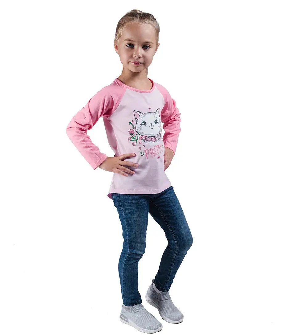 Футболка c длинным рукавом Pretty Супрем пенье 150 гр./кв.м. гладкокрашен | Мать и