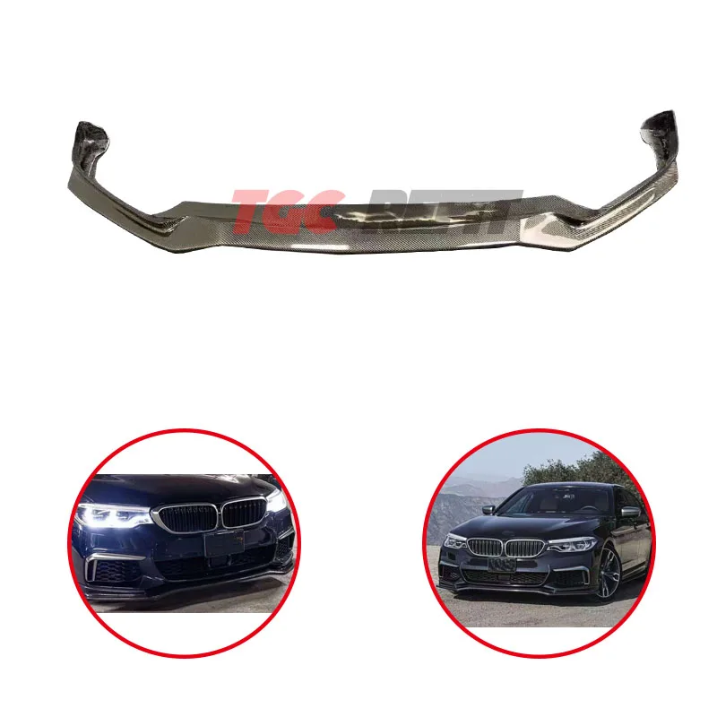 Для Bmw 2017 -2020 года 5 серий G30 M Tech Body kit углеродное волокно передняя губа бампер