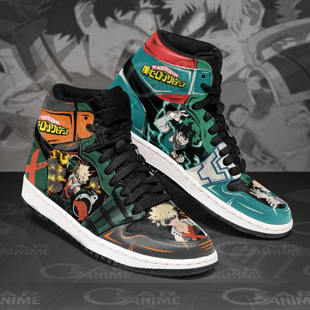 

Bakugo And Deku Sneakers My Hero Academia Anime Shoes Custom