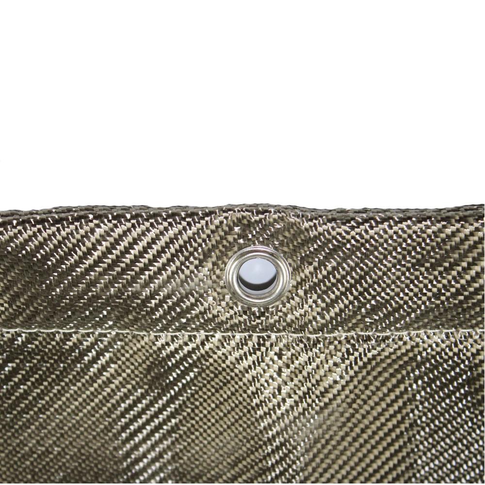 Коврик из базальтового волокна с наглазниками для защиты от нагрева сварочный