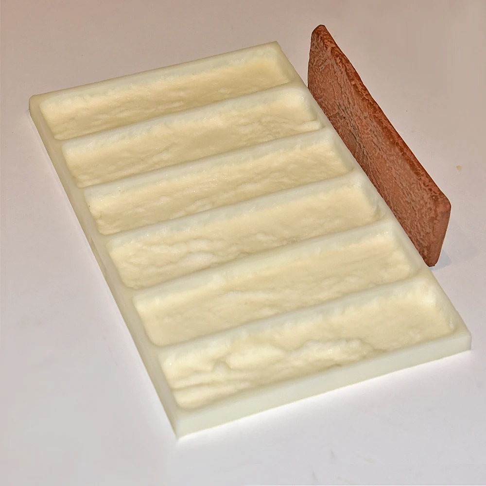 Формы для гипсовой плитки полиуретановые старый кирпич лофт инструмент