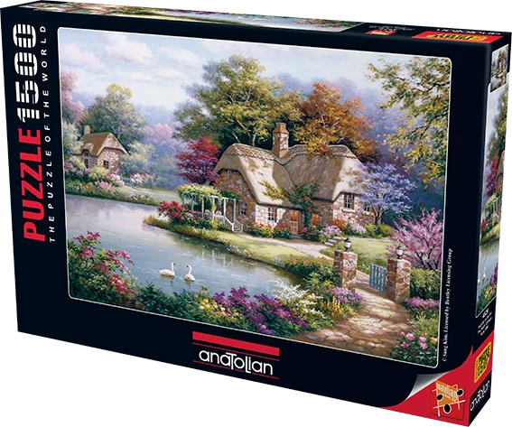 

Swans and Kırevi Sung Who 1500 Piece Jigsaw Puzzle Paper Jigsaw Puzzle Educational Akıl Intelligence Game Holiday Decoration Table Gift 85x60 Cm