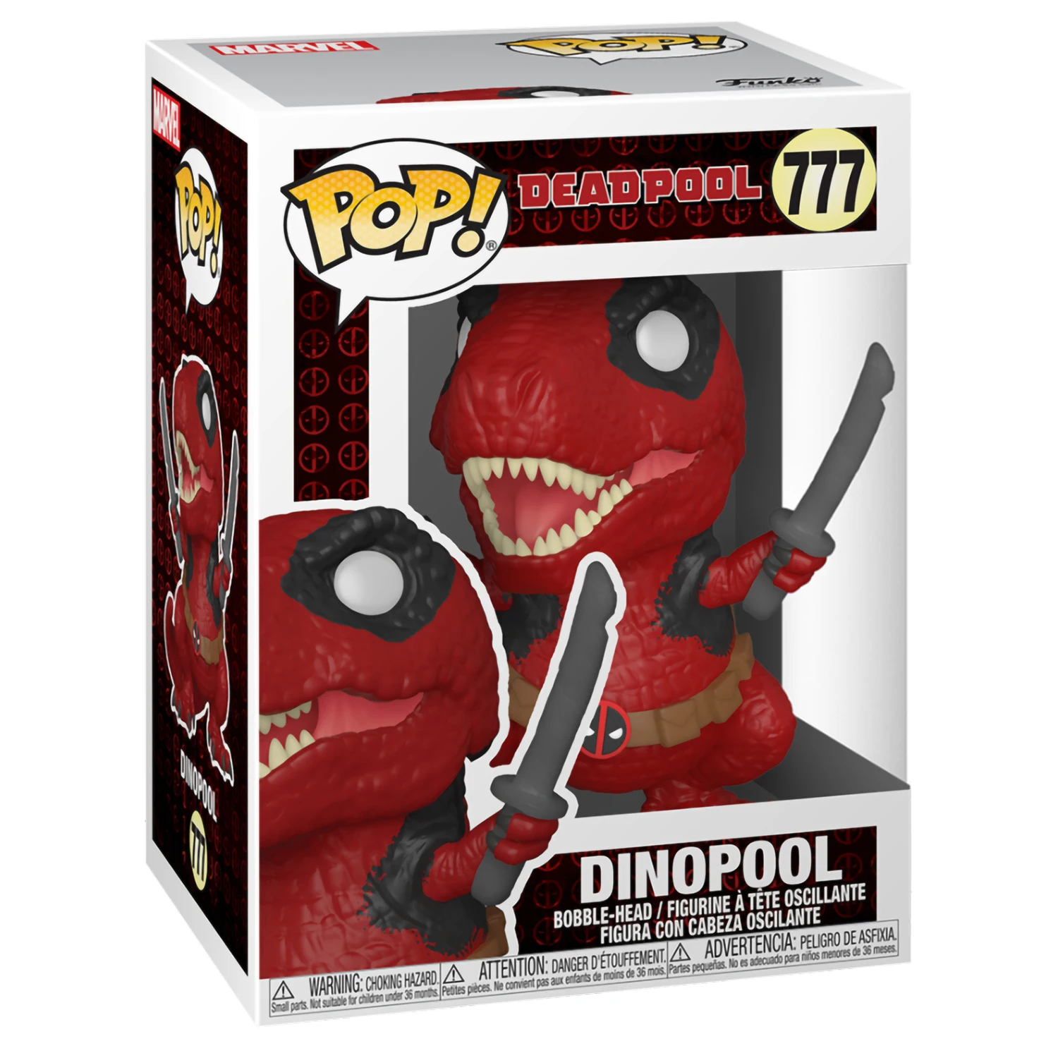 Фигурка Funko POP! Bobble Marvel Deadpool 30th Dinopool 54655|Игровые фигурки и трансформеры| |