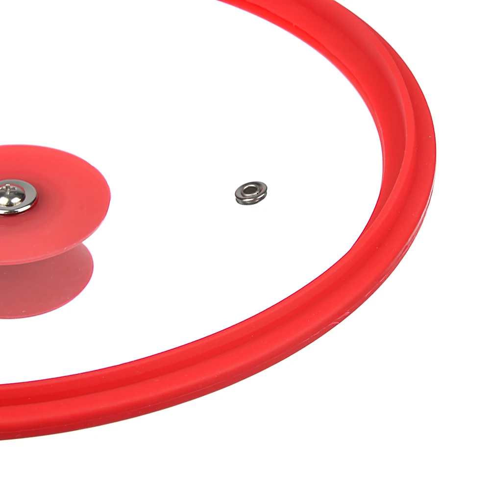 Крышка для сковороды Satoshi диаметром 28 см стекло/силикон с ручкой 3 цвета | Дом и сад