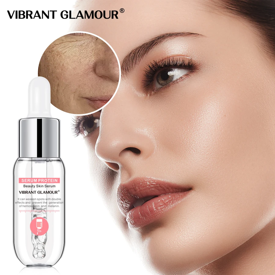 

VIBRANT GLAMOUR Serum Protein Face Serum Whitening Facial Essence Anti-aging Moisturizing Anti-allergy Deep Hydration Skin Care