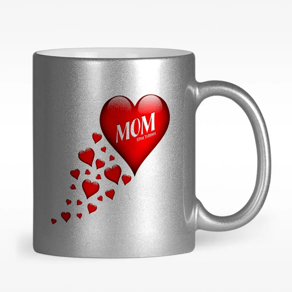 

Personalized Mom Design Silver-Gilt Mug Cup-2