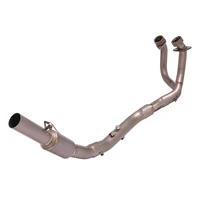 slip on motorcycle exhaust middle connect pipe mid link tube stainless steel exaust system for honda crf1000 2016 2019