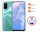 Защитное стекло для Realme 7, черная рамка, 2,3,5 шт.