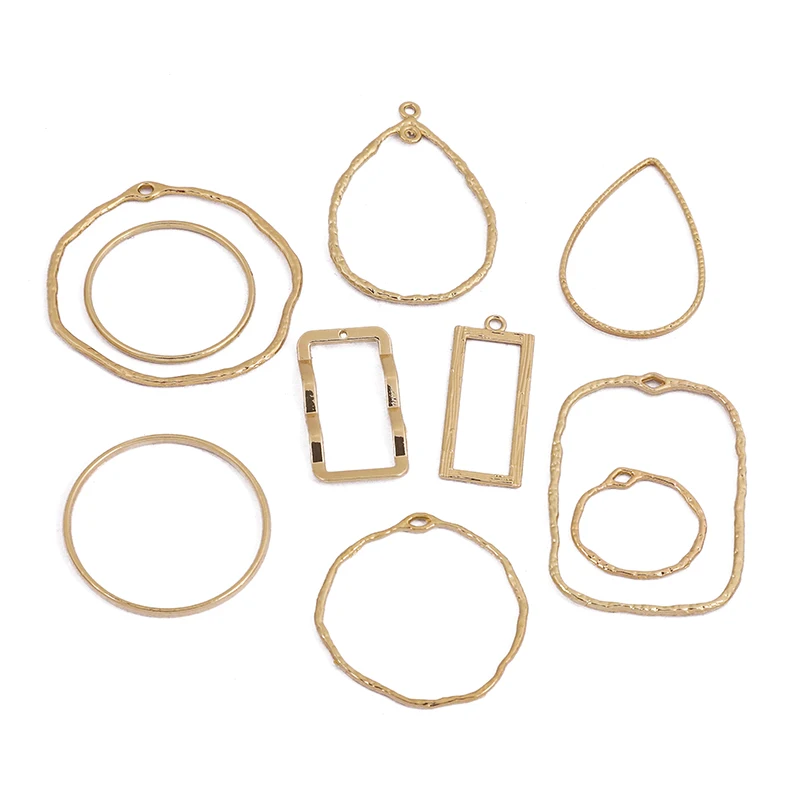 Круглые подвески 10 шт./лот геометрический круглый прямоугольный подвесной