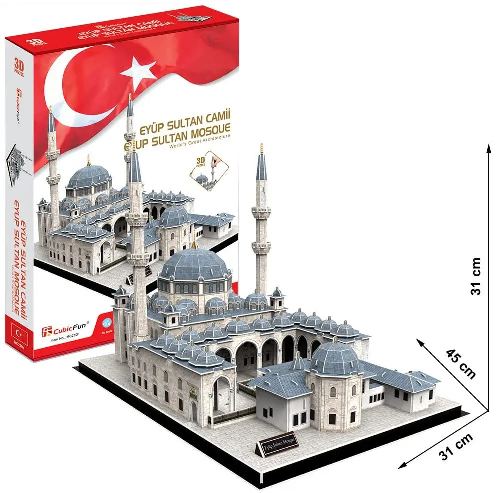 Cubic Fun Eyup Sultan Mosque 150 pieces 3D Puzzle Istanbul Eyüp | Игрушки и хобби