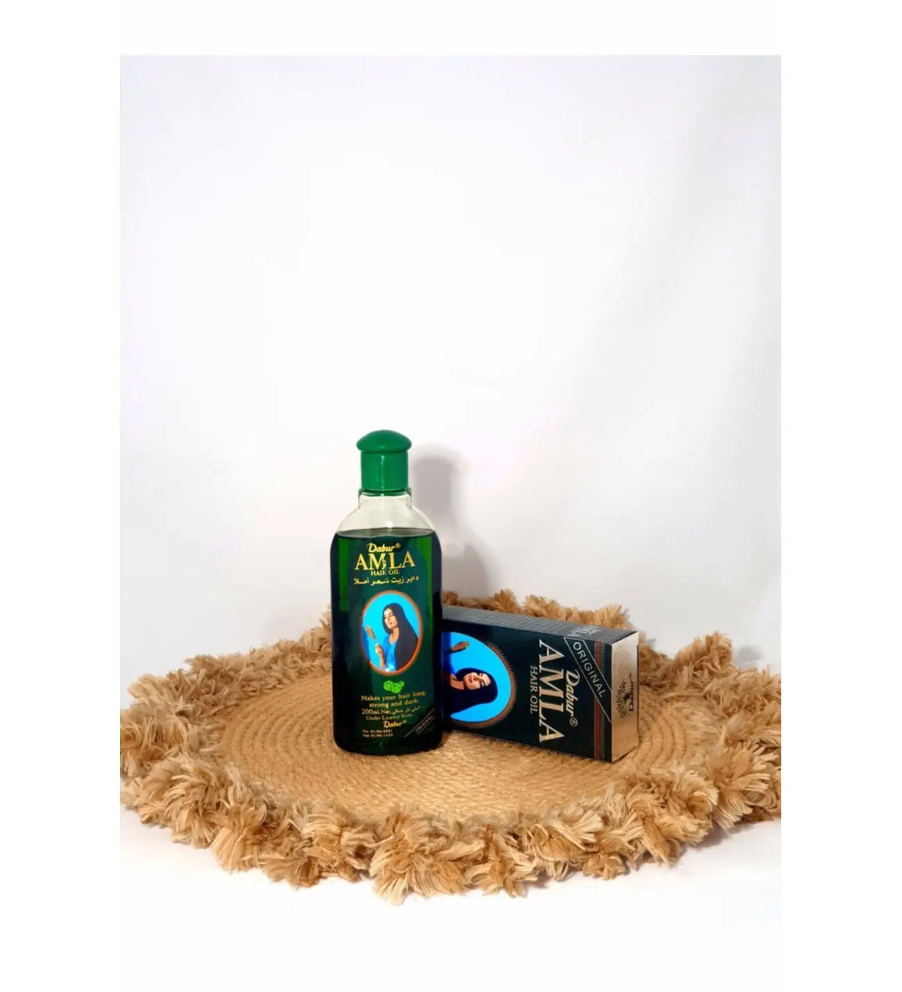 Натуральное масло для ухода за волосами Dabur Amla без натуральной добавки 200 мл |