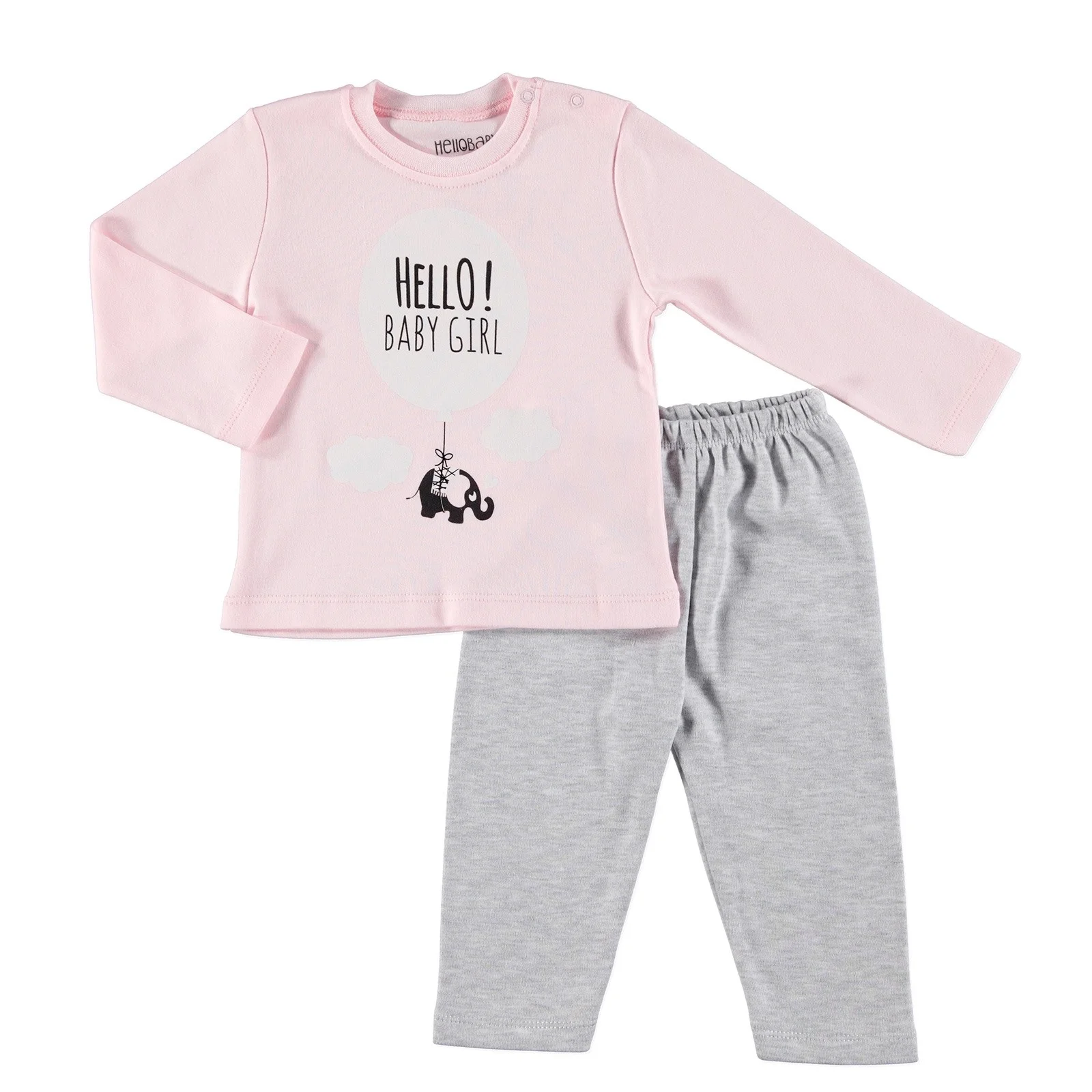 Ebebek HelloBaby/пижамный комплект с длинными рукавами |