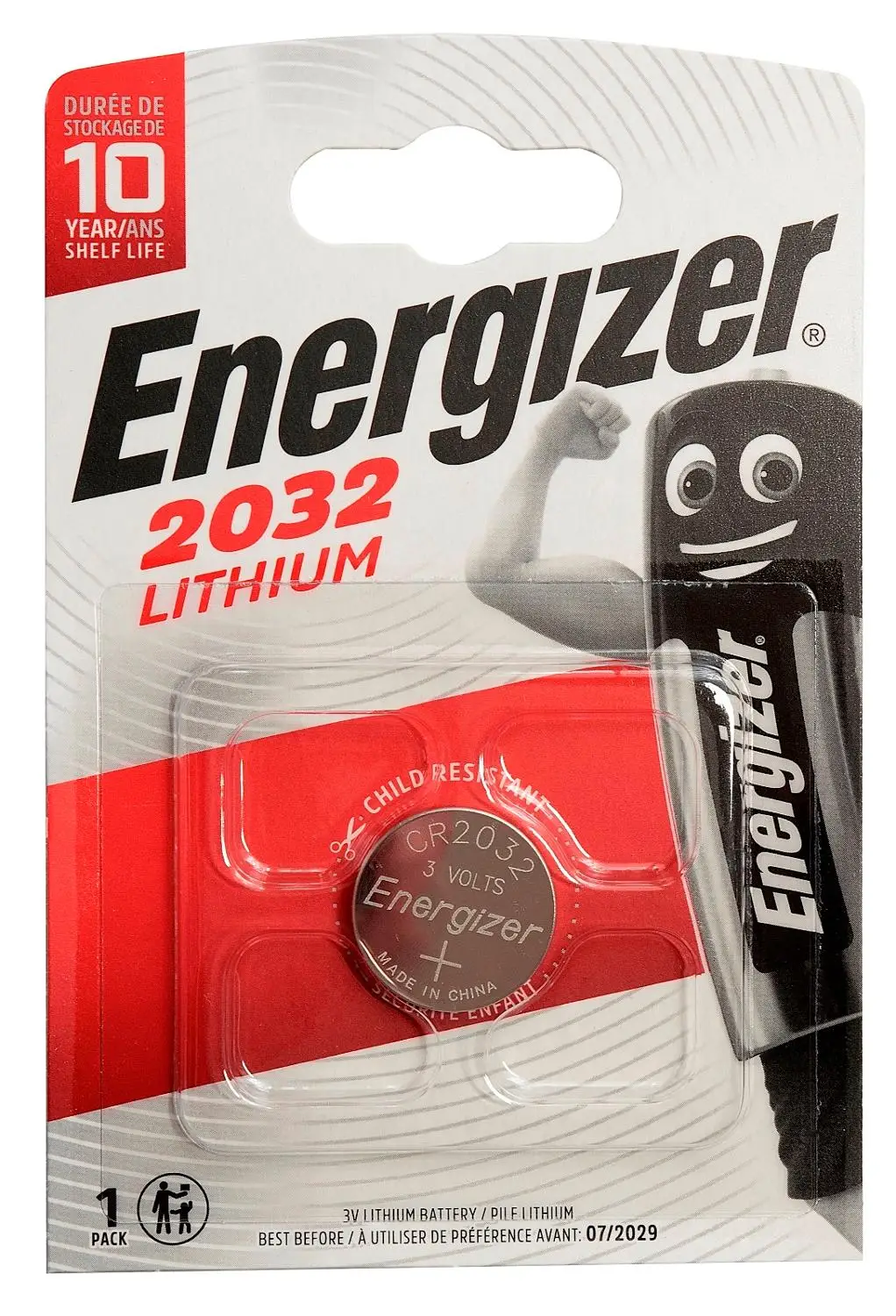 Батарейка CR2032 ENERGIZER 1 шт|Батарейки| |