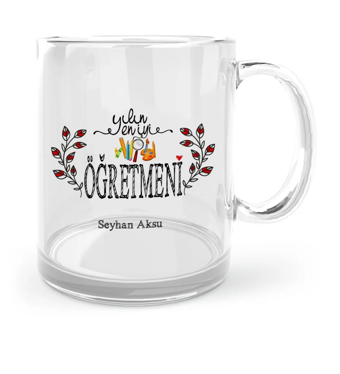 

Персонализированные год Лучший Öğretmeni Стекло кружка чашка-2