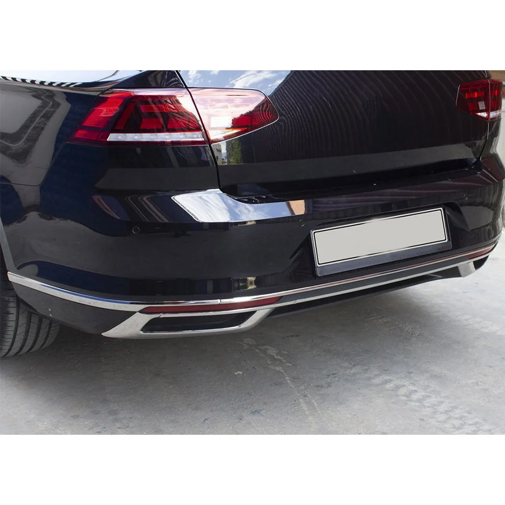 Для VW Passat B8.5 хромированный диффузор выхлопной рамы 3 шт. 2019 и выше.