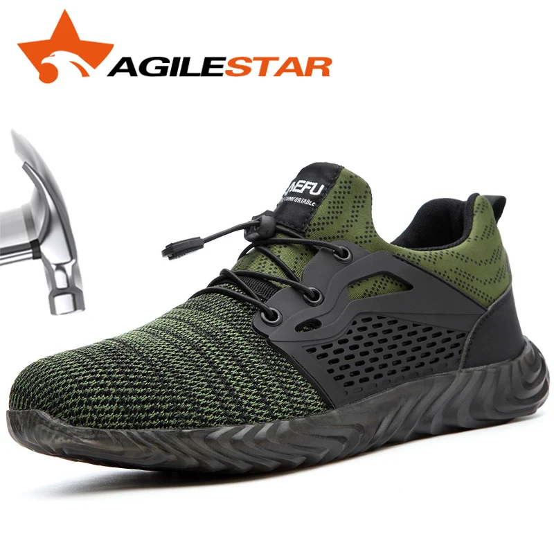 Безопасная рабочая обувь со стальным носком мужские сотрудники спортивные