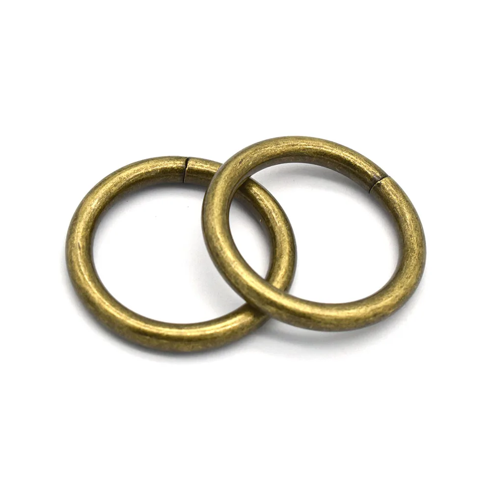 Bronze O Rings Round Buckle Strap Ring - Slide Buckles Welded Loops Purse Belt For Scarf Handbag Webbing | Дом и сад