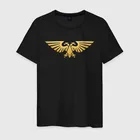 Мужская футболка хлопок Warhammer 40 000 Aquila Gold