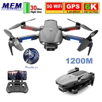 newest f9 camera drones 6k hd 4k gps 5g fpv brushless motor foldable quadcopter long distance 1200m professional pk l900 sg108