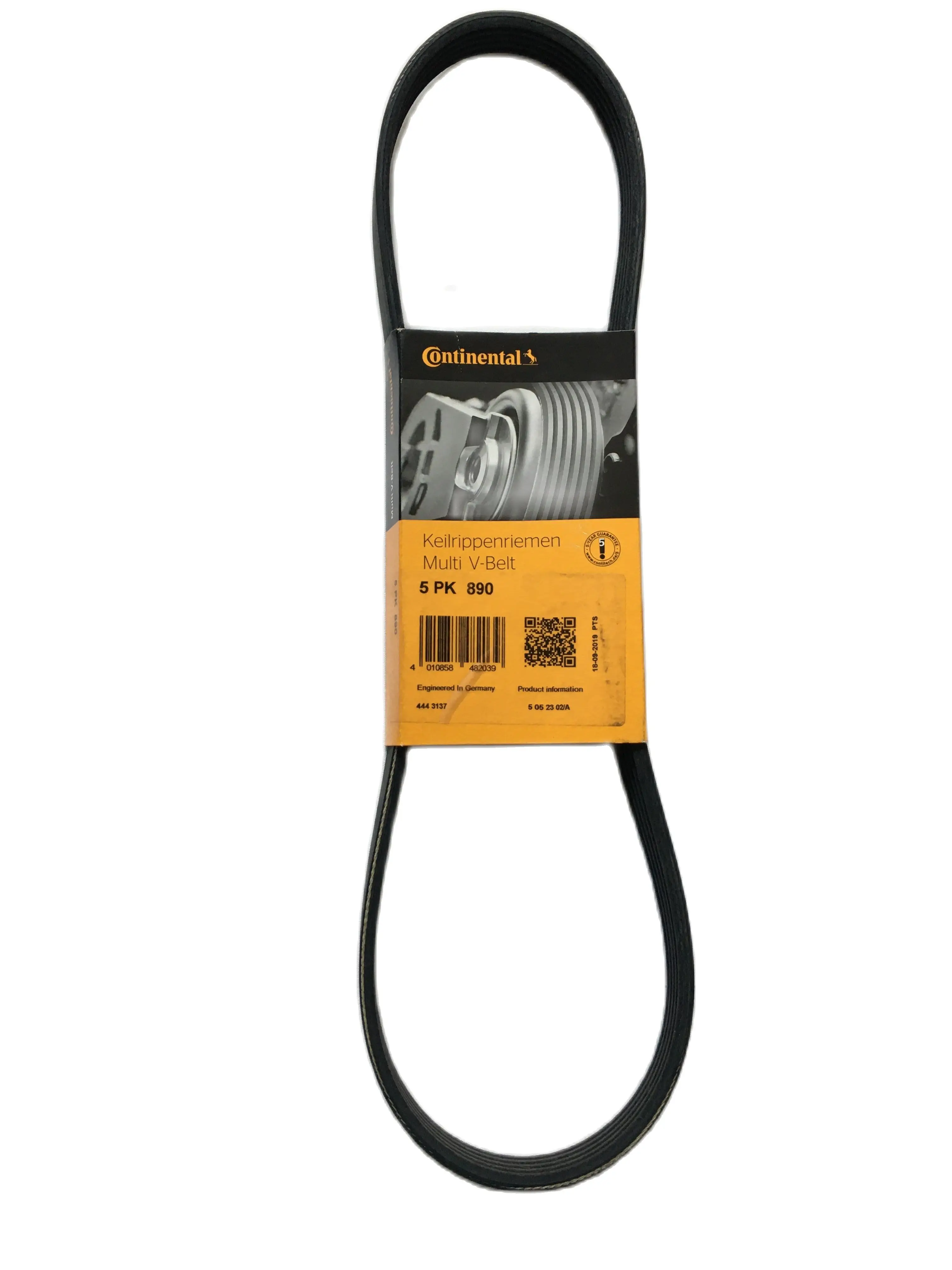 

Continental - V-Belt (for BMW:E34-E38) (Manufacturer Code:5PK890)