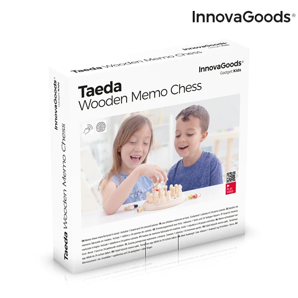 Деревянные шахматы памяти Taeda InnovaGoods 26 штук| |