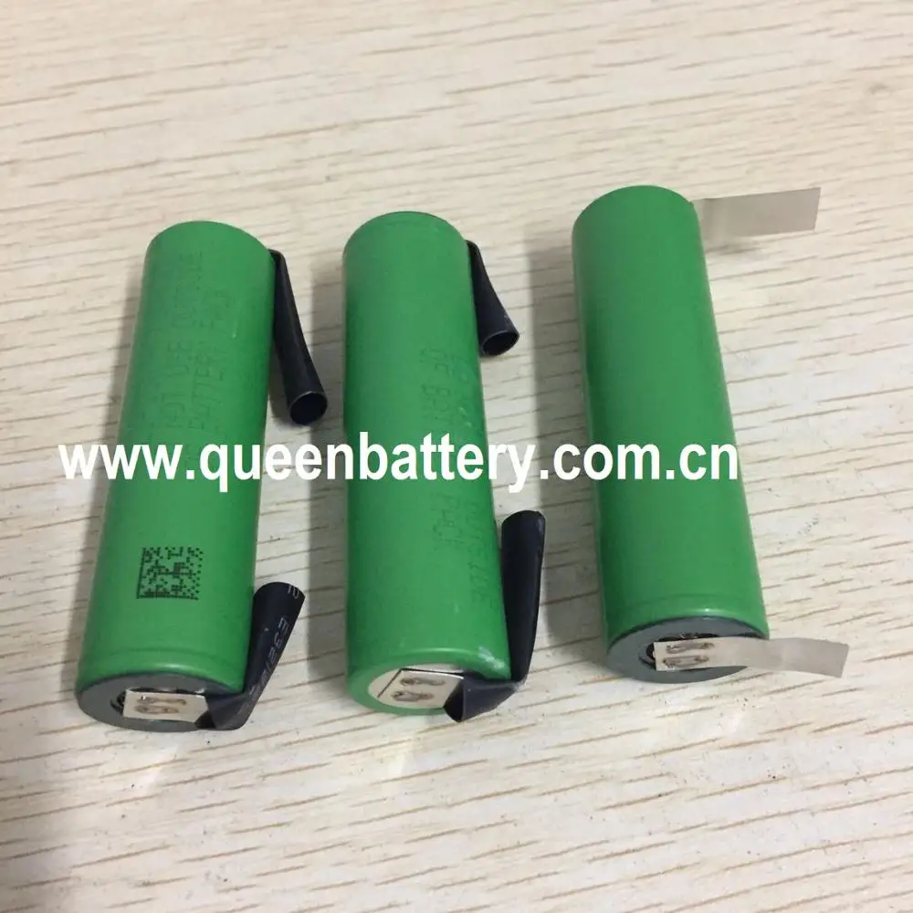 Аккумуляторная батарея VTC4 US18650VTC4 18650 2100 мАч 30A 3 6 В с U вкладками (Чистый Никель 0 2x8