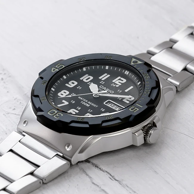 Мужские спортивные часы со стальным ремешком Casio|Кварцевые мужские часы| |