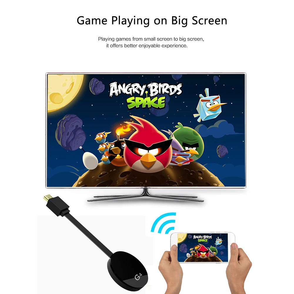 Порт HDMI USB беспроводное устройство с одним и тем же экраном для ТВ Wi Fi Push Treasure на