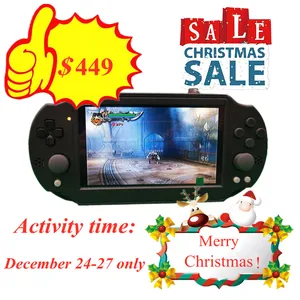 Игровая консоль с 7-дюймовым IPS экраном, Модифицированная материнской платой PS2, без Raspberry Pi, не симулятор, двойной джойстик