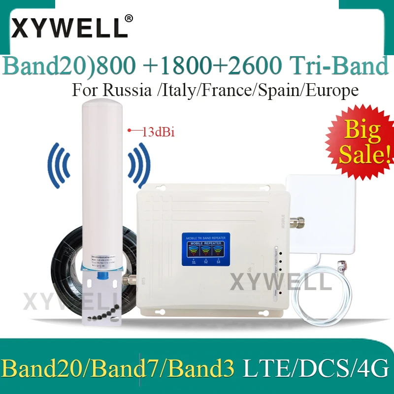 Усилитель сигнала сотовой связи 2G 3G 4G LTE 800 2600 МГц|Усилители сигнала| |
