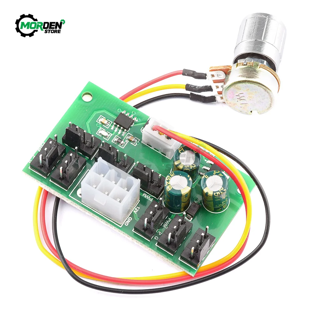 DC 12V 2510-4P + 1 8Miner PWM контроллер скорости вентилятора 8-канальный концентратор