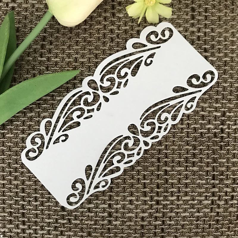 Кружевная граница Скрапбукинг металла резки штампованный по трафарету шаблон из