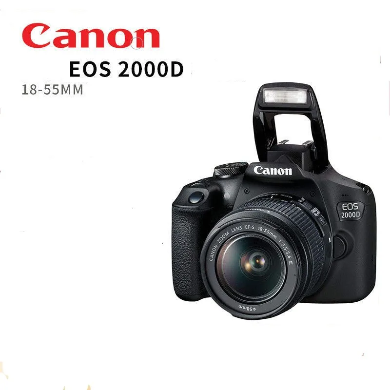 Новый Canon 2000D Rebel T7 DSLR корпус камеры и комплект объективов 18-55 мм |