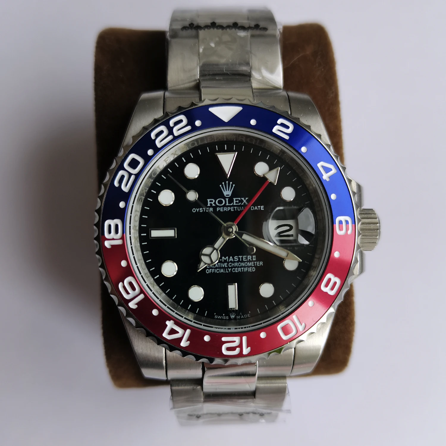 Часы Rolex GMT Master 2 Pepsi 126710BLRO Роскошные Наручные | часы