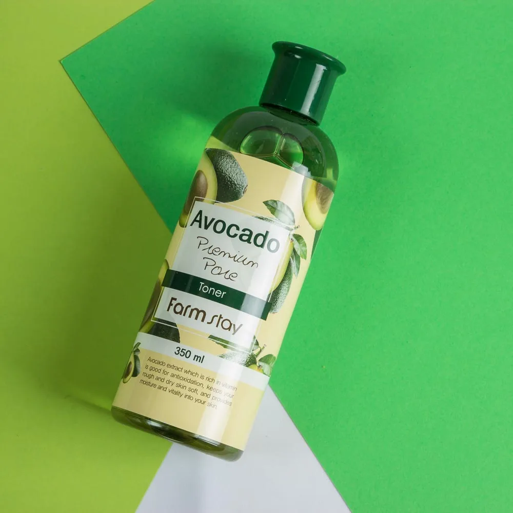 FarmStay Тонер антивозрастной для увлажнения - Avocado toner 350мл |