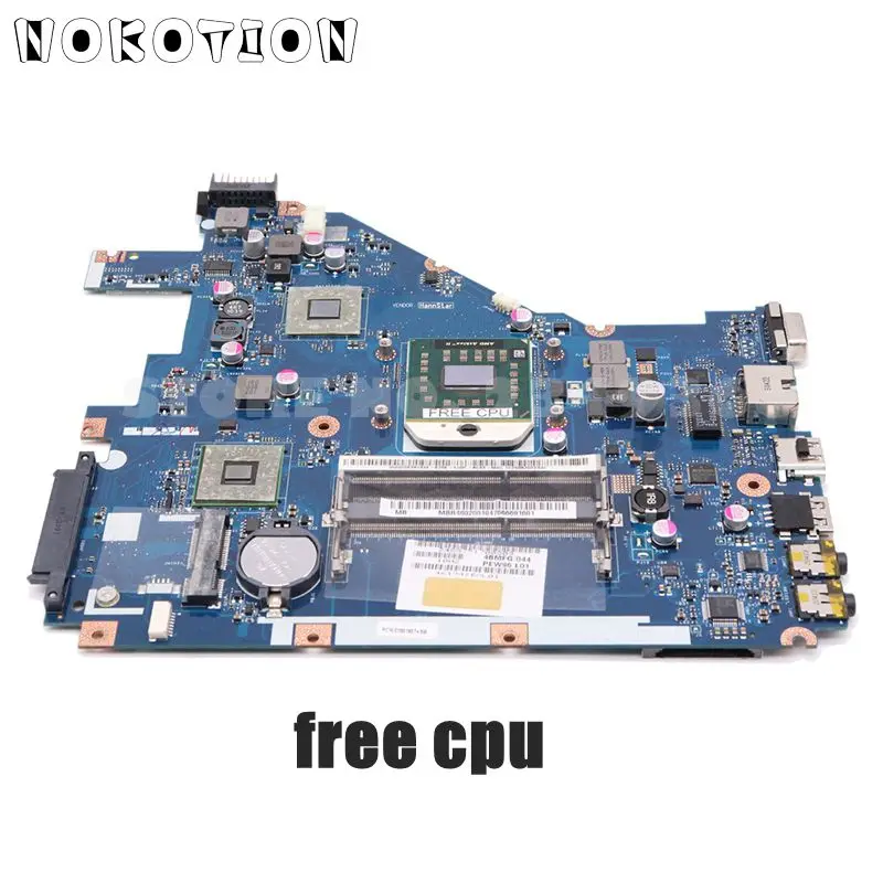 NOKOTION LA-6552P MBR4602001 материнская плата для ноутбука acer aspire 5552 5552G основная плата DDR3 разъем S1 с бесплатным процессором