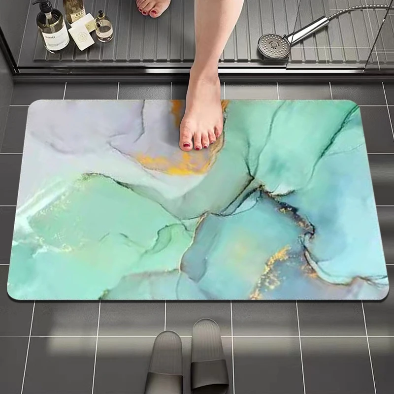 

Super Absorbent Floor Mat Keep Warm Good Flexibility Simple Maintenance Locality Non-Slip Beautiful Floor Mats