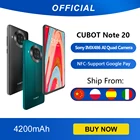Cubot Note 20 смартфон с 5,5-дюймовым дисплеем, четырёхъядерным процессором, ОЗУ 3 ГБ, ПЗУ 64 ГБ, 6,5 мАч, Android 10