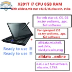 2021 Популярный Ноутбук lenovo X201T i7 cpu 8 Гб RAM для программного обеспечения alldatamb star c4 c5 c6  icom alldata онлайн готов к использованию