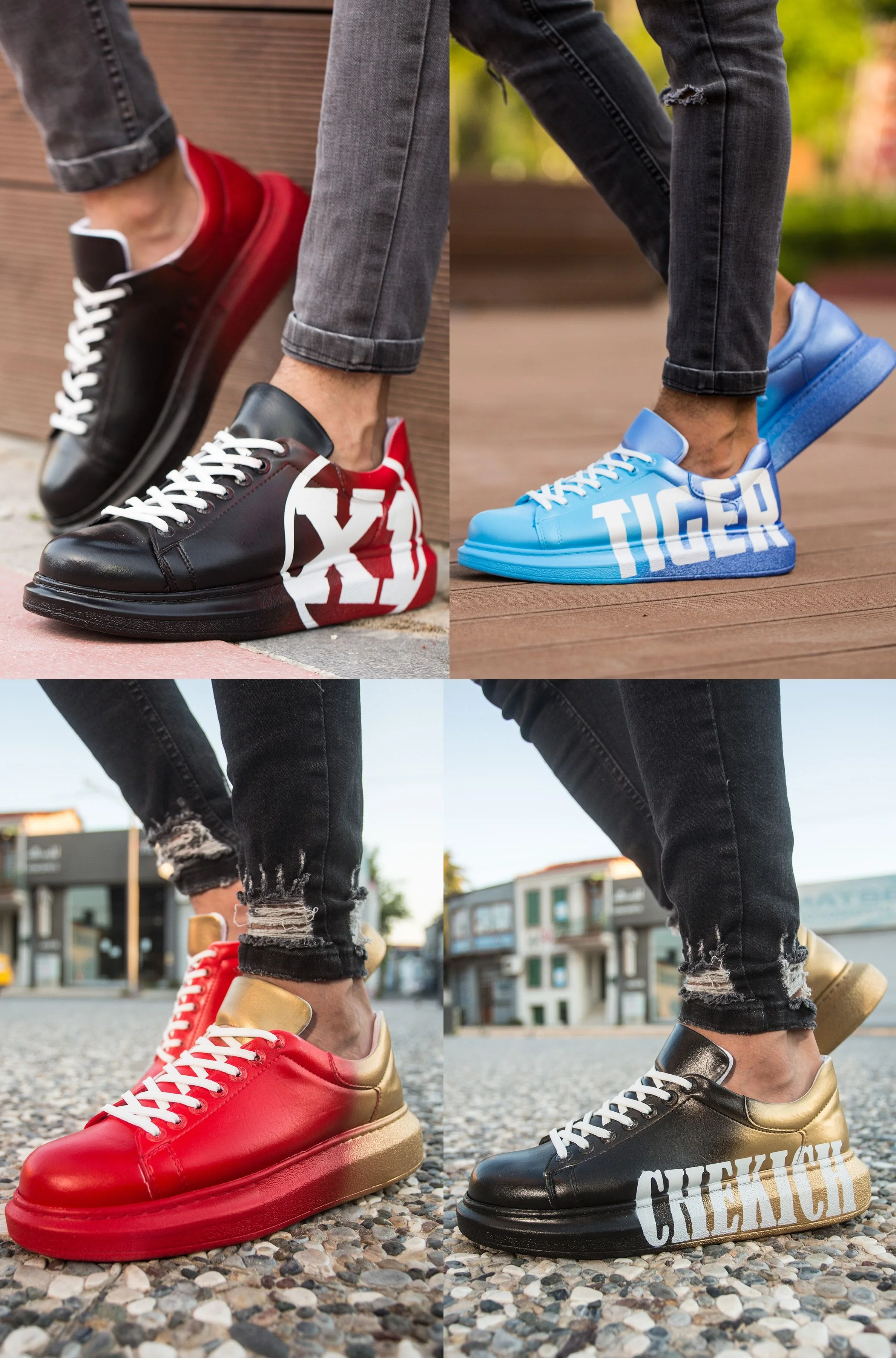 

Men's casual shoes Sneakers Men's sports shoes Breathable Pu Shake Shoes Casual Platform Sneakers Running Walking