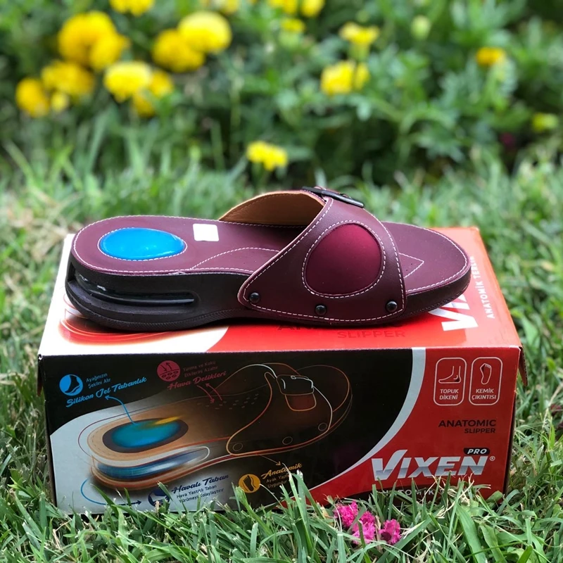 

Orthopedic Ergonomic Anatomic Slippers Heel Pain Heel Sinking Feeling Wide Toe Hallux Valgus Air Sole Flat Sole Reinforced Soft