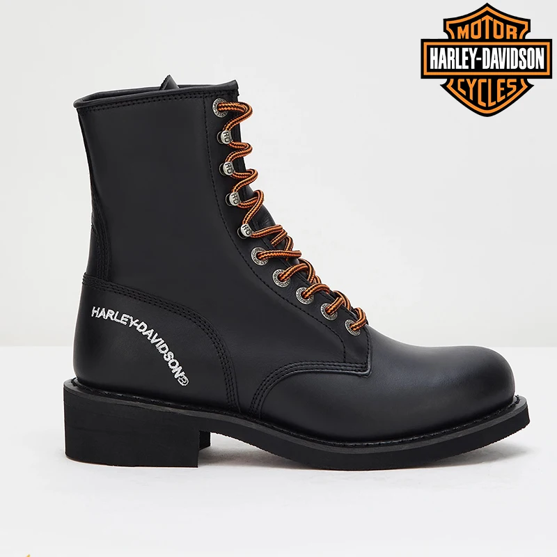 Ботинки Harley Davidson для мужчин и женщин оригинальные рабочие 418 черные зимние