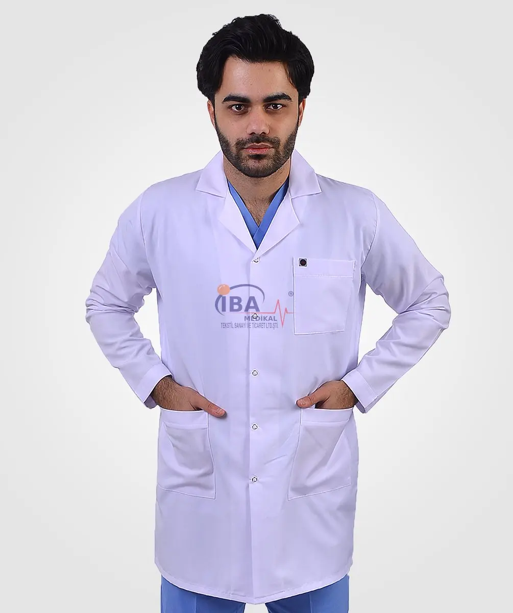 

Beyaz Laboratuvar Önlüğü, Kırışıklık Önleyici Hafif Doktor Diş Hekimi Cerrah Eczacı Terapist, Tıbbi Üniforma, Klasik Laboratuvar