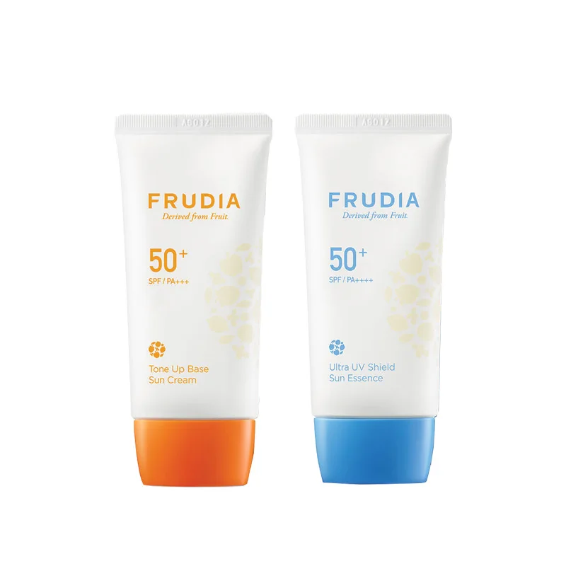 

Tone-Up Base Sun Cream+Ultra UV Shield Essence - Frudia, sunscreen protection skin care moisture daily use
