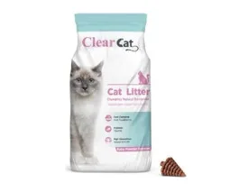 

Clear Cat Baby Powder Scented 5kg Fine Grained Bentonite Cat Litter Easy to Clean Safe Usage Hot Sale No Smell
