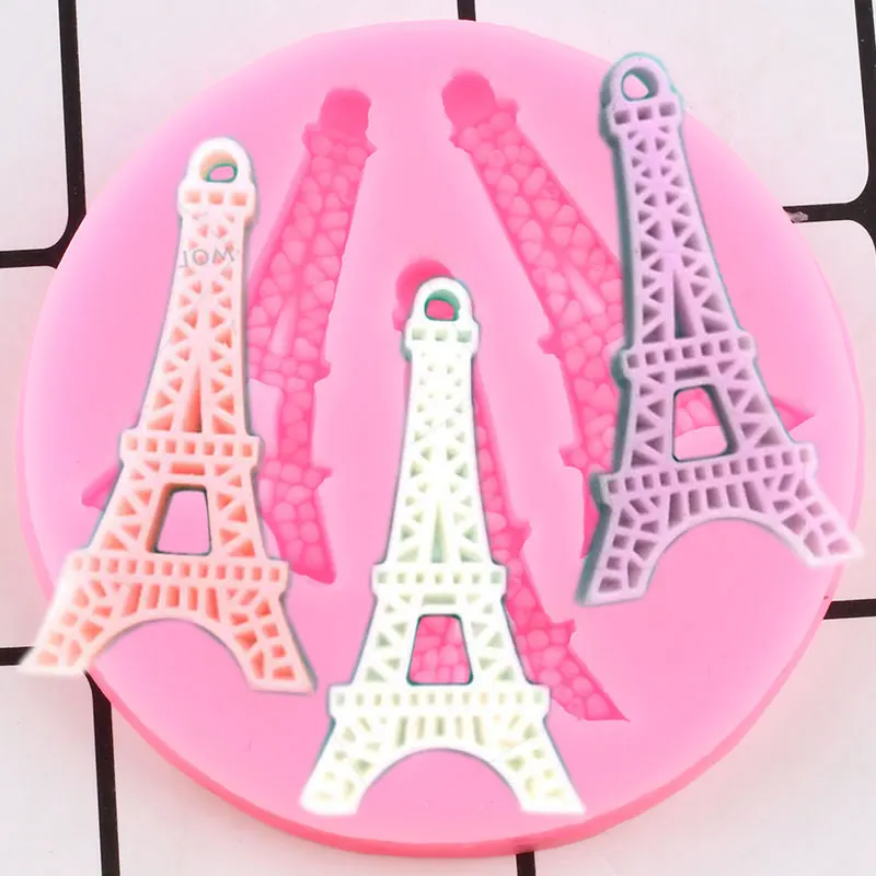 Силиконовая форма с Эйфелевой башней для помады инструменты украшения тортов