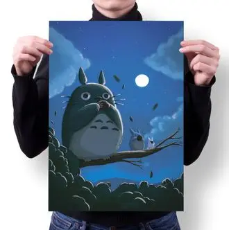 Плакат Мой сосед Тоторо Totoro №16 А2|Наклейки на стену| |