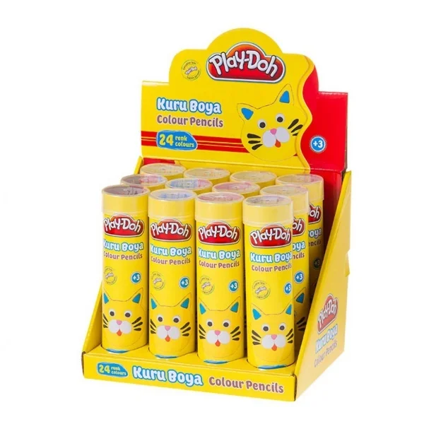 

Play-Doh in 24 color dry paint pen Metal tube original product. Ergonomic Design children indispensable